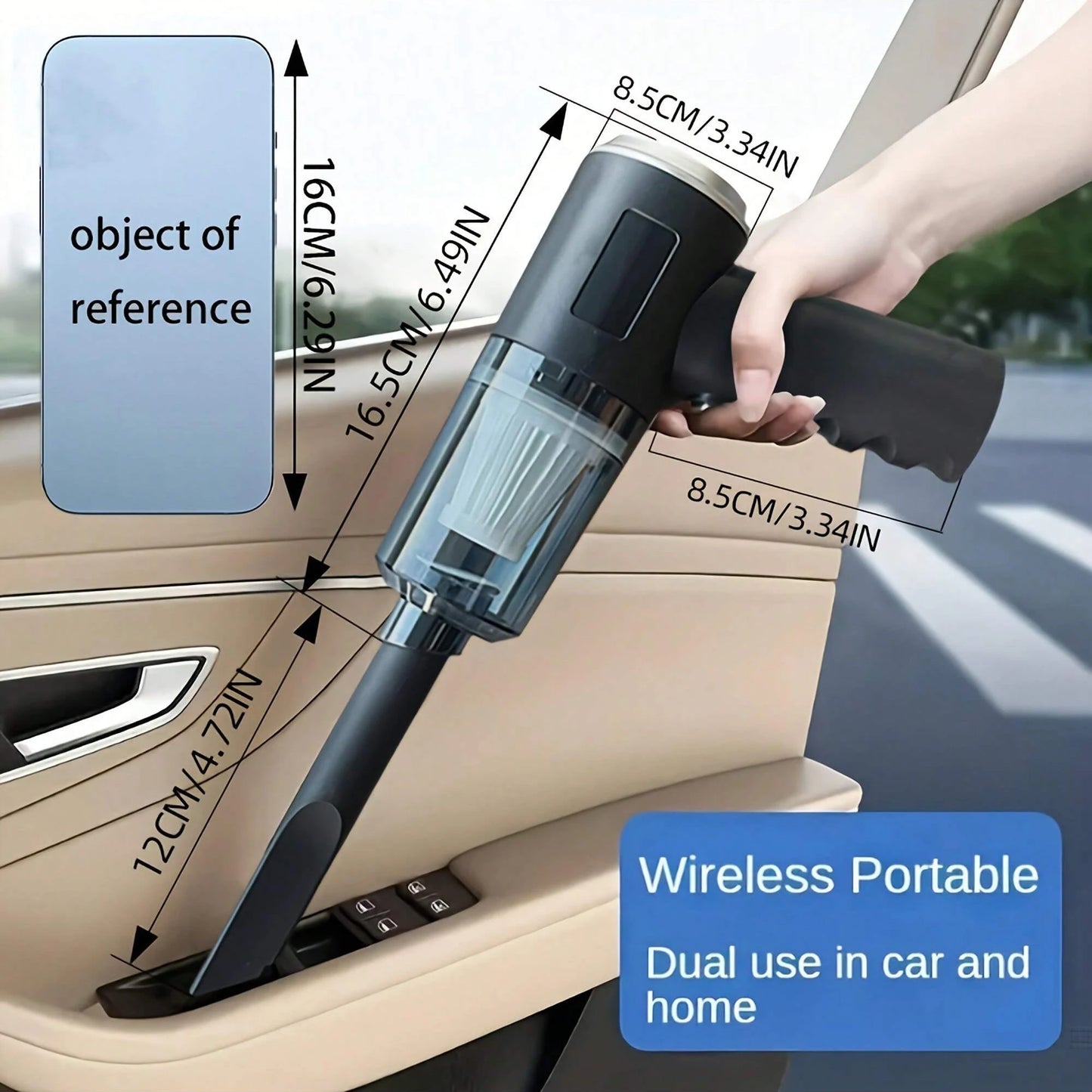 3 In 1 Integrated  USB Charging Car Vacuum Cleaner Suction And Blowing Combination